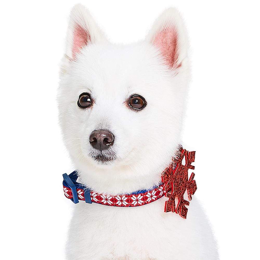 Christmas Dog Collar with Blingy Décor