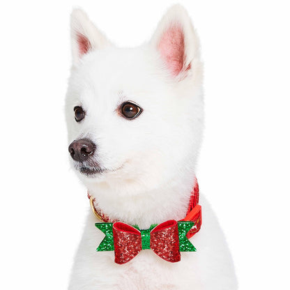 Christmas Dog Collar with Blingy Décor