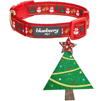 Christmas Dog Collar with Blingy Décor