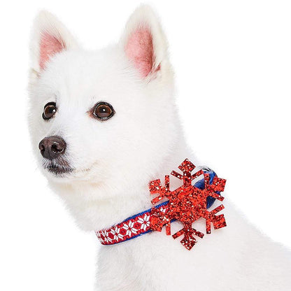 Christmas Dog Collar with Blingy Décor