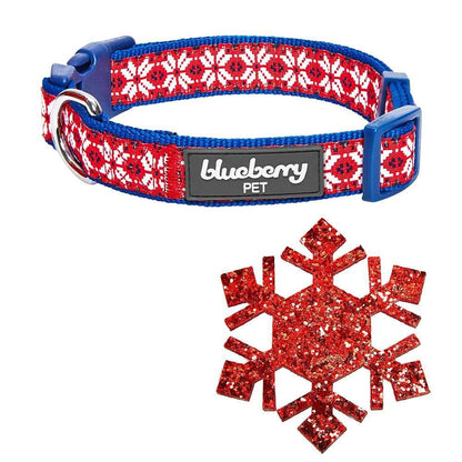 Christmas Dog Collar with Blingy Décor